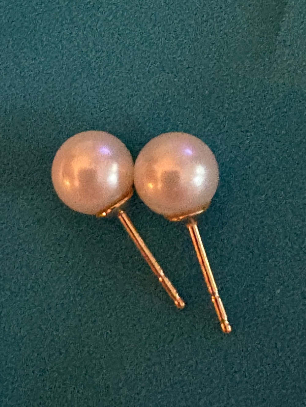 Authentic Mikimoto Akoya Pearl Earrings 18k Yellow Gold Hallmarked *STUDS ONLY*